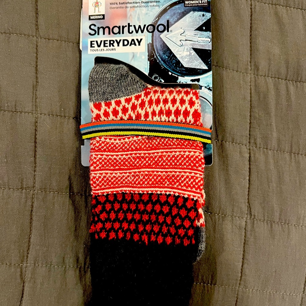 Smart wool every day socks NWT